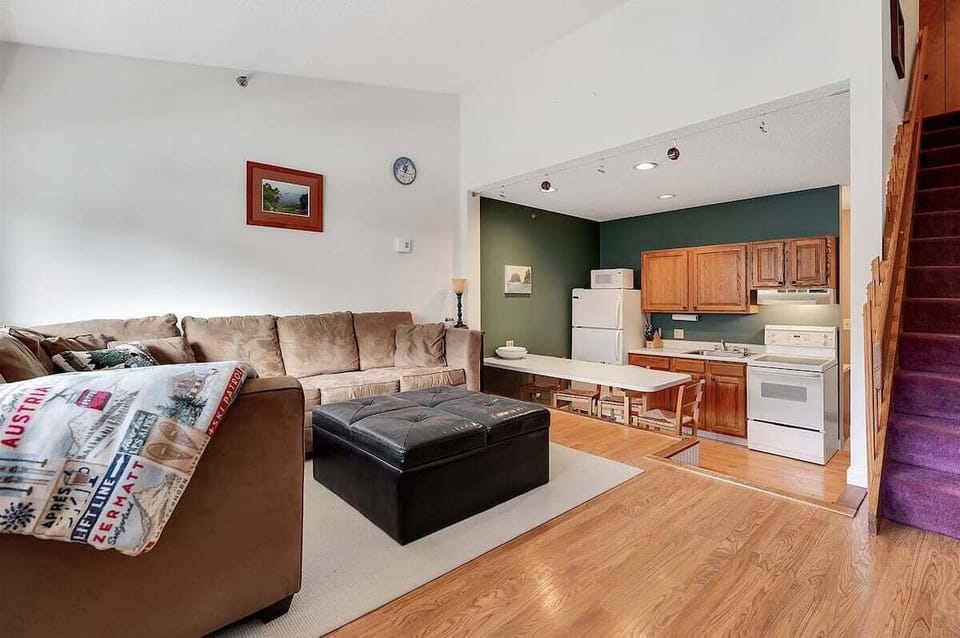 first floor living and dining area