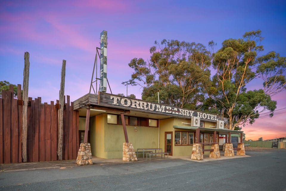 Torrumbarry Pub at Sunset