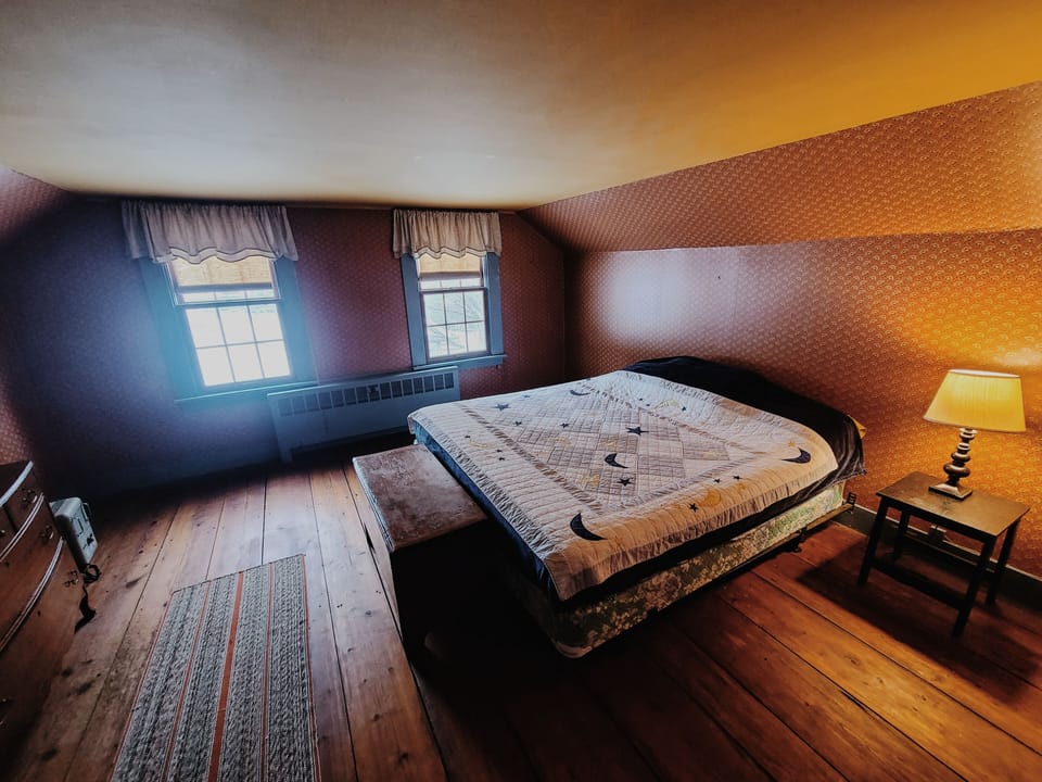 Master bedroom, upstairs on old side