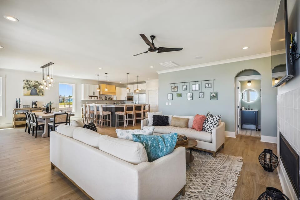 Get everyone together for a family movie night or to play some games.