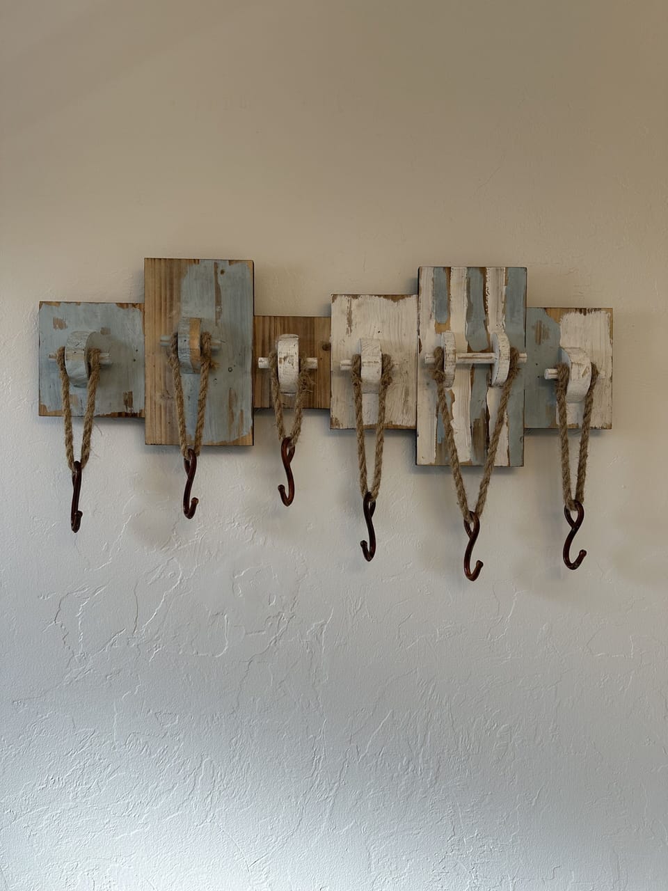 Plenty of Towel Hooks in Guest Bath

