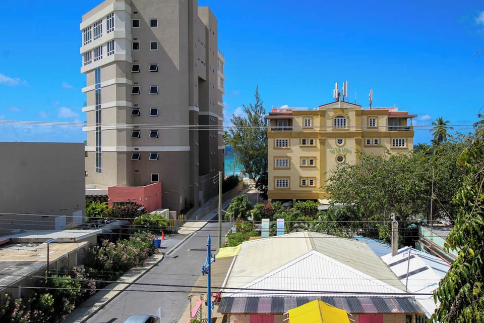 View from the patio down to Dover Beach