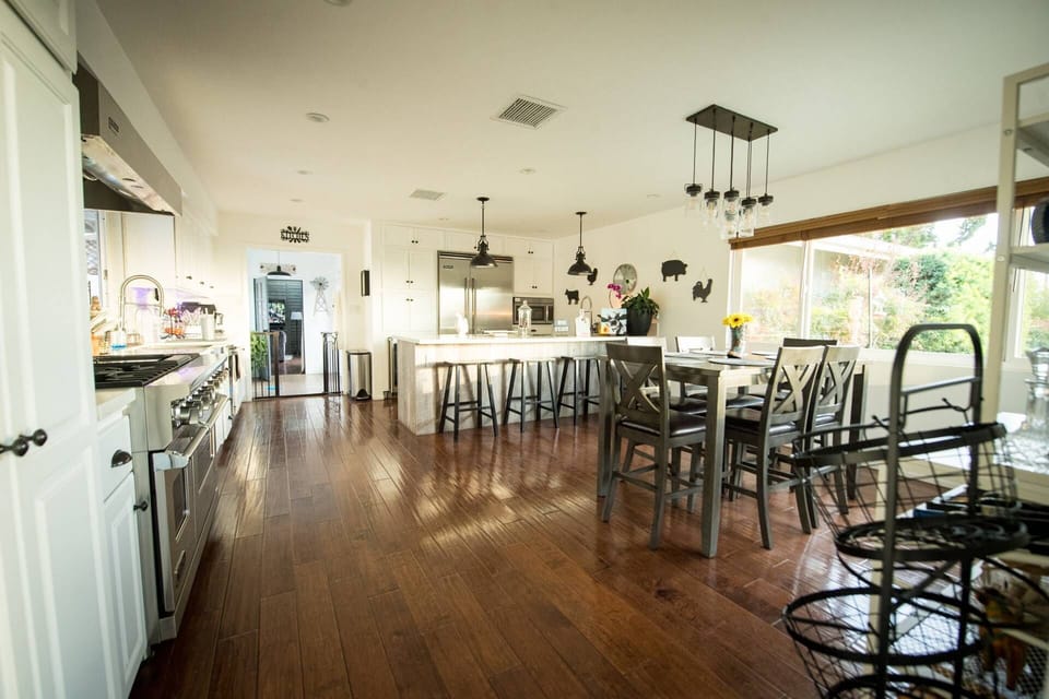 Custom Kitchen with Seating for 10