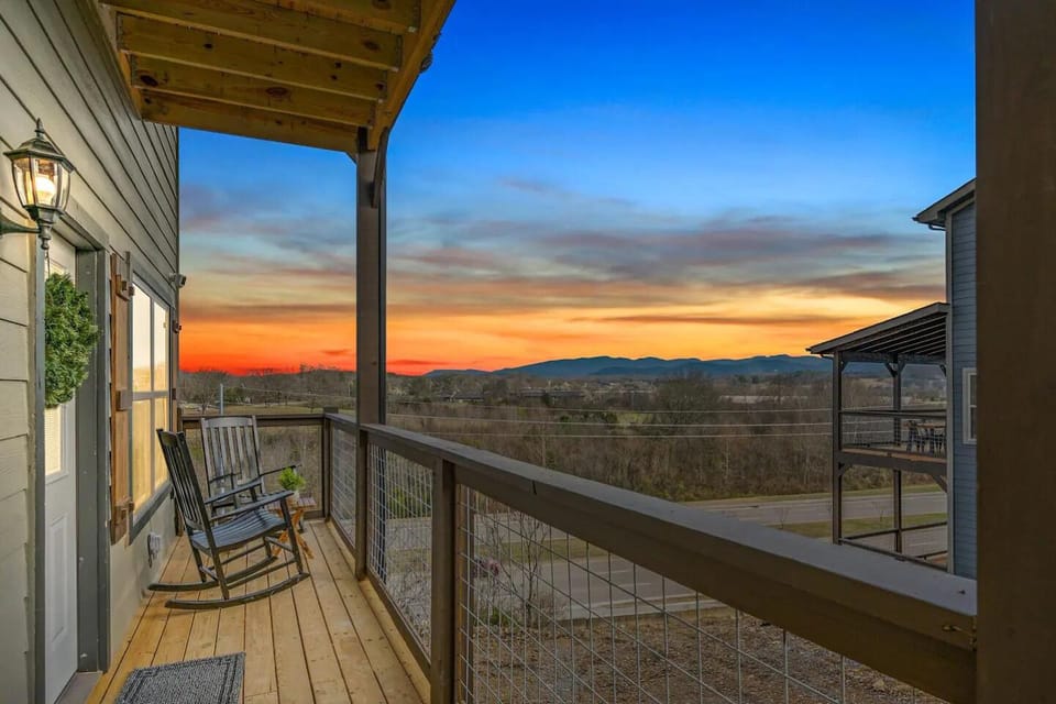 Get ready to experience the most magical view of the sunrise on your own front porch.