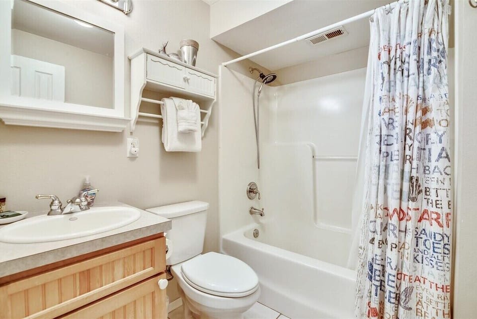 Lower Level Bathroom at CB Sands