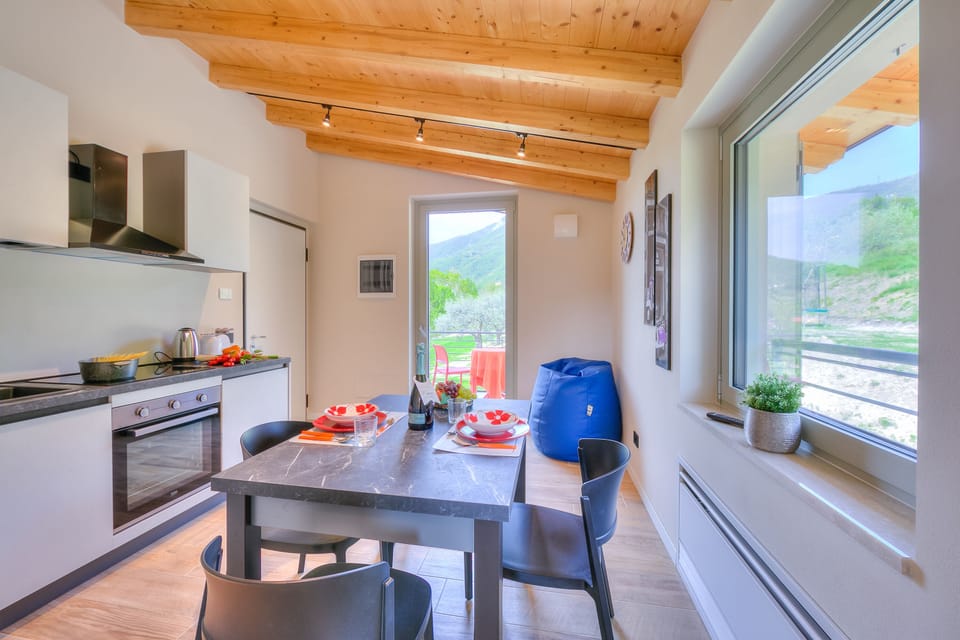 Kitchen and dining area