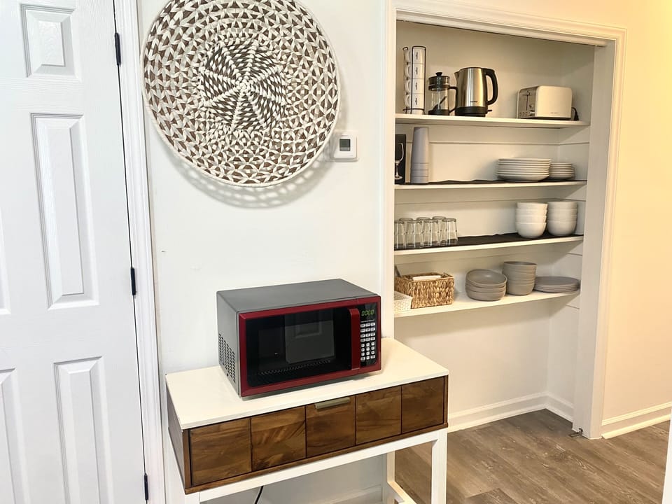 Fully stocked kitchen for adults and kids
