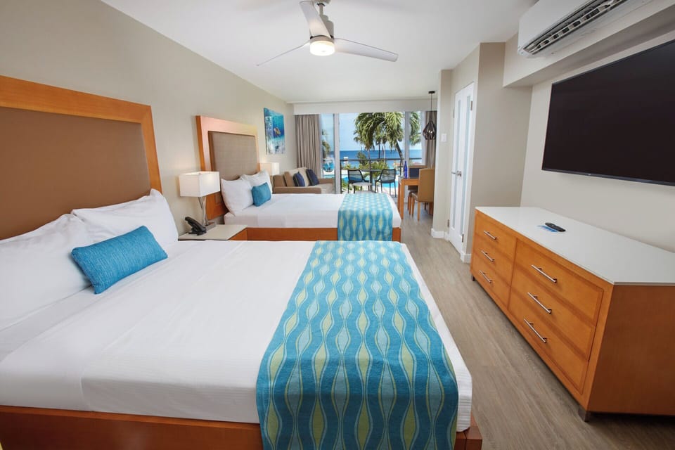 Wake up to ocean breezes from your bright, airy room.