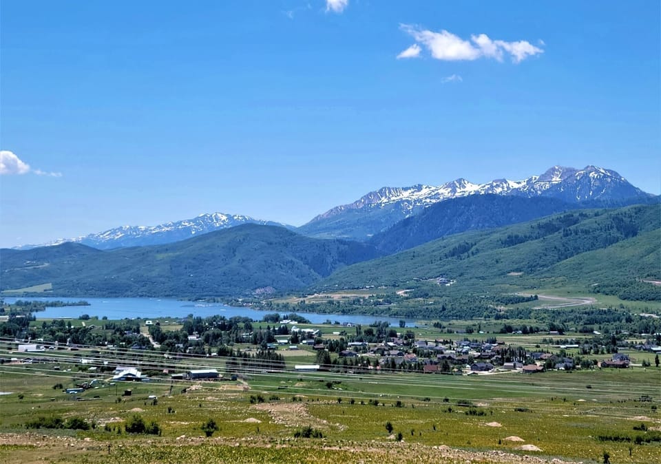 Deck - View of Pineview and Snowbasin