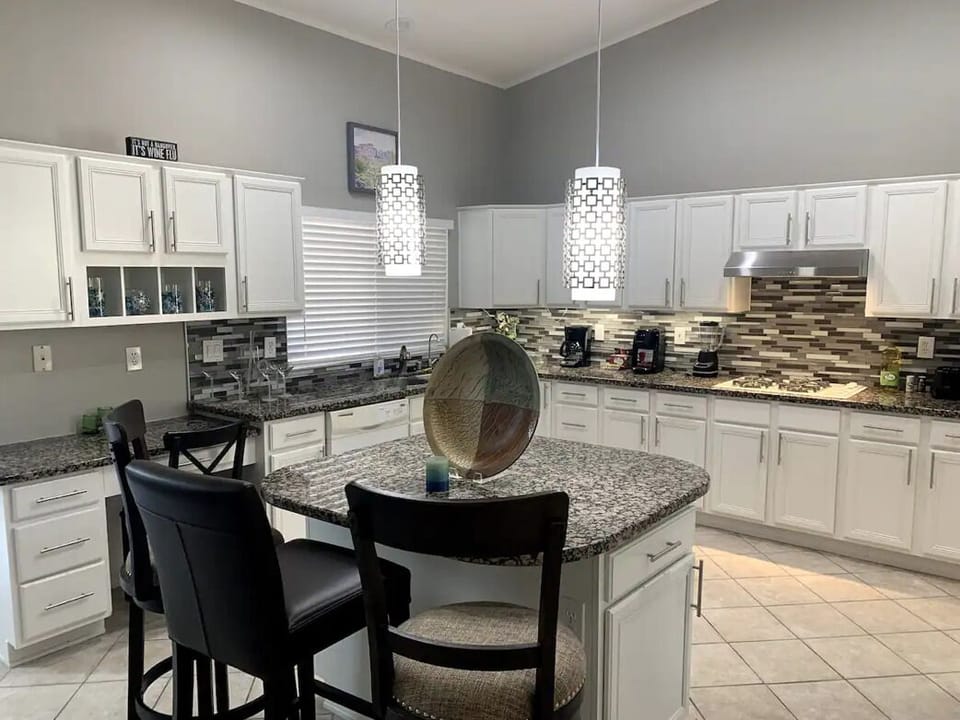 Kitchen with Granite Countertops