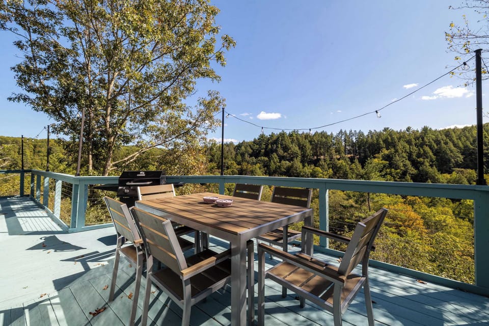 Grill and chill with a breathtaking view from the deck!