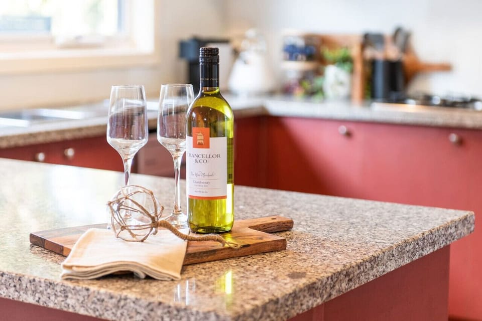 Enjoy a free bottle of wine and chocolates on us. You will also find many complimentary amenities which are appropriately located throughout the house to ensure you do not need to race off to the shops on your first night.