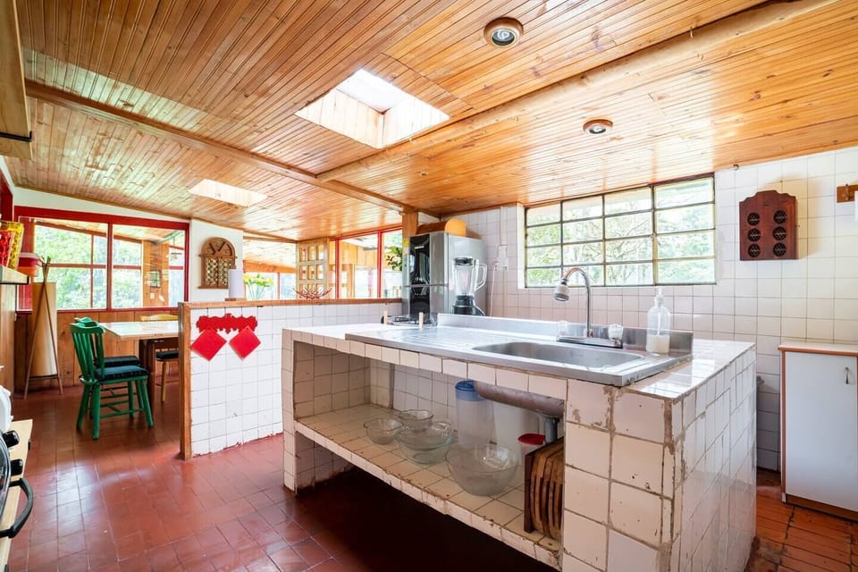 Large kitchen for family cooking