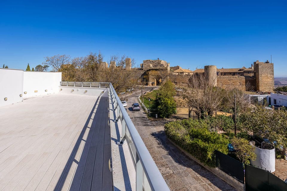 Rooftop terrace event area