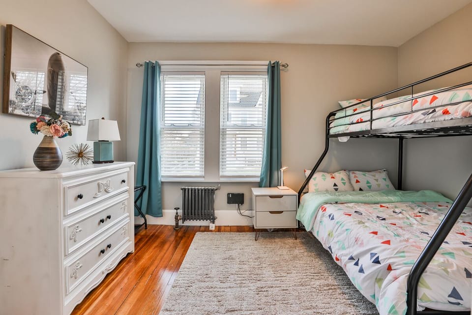 Two Beds Twin Bed Over Full Bedroom 1 