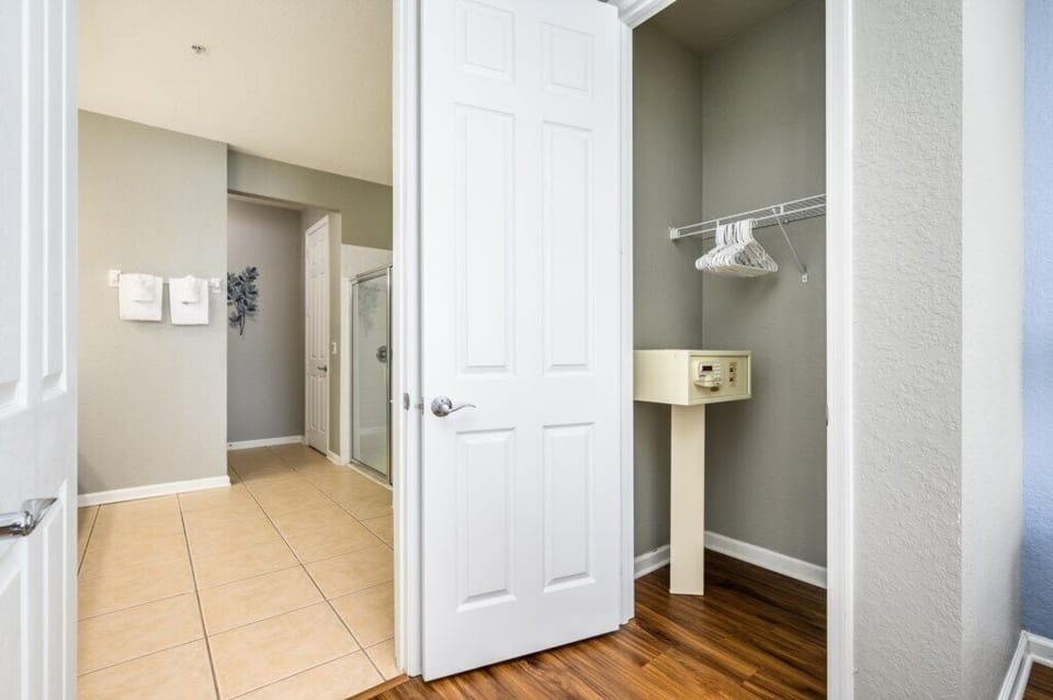 Primary Closet with Safe