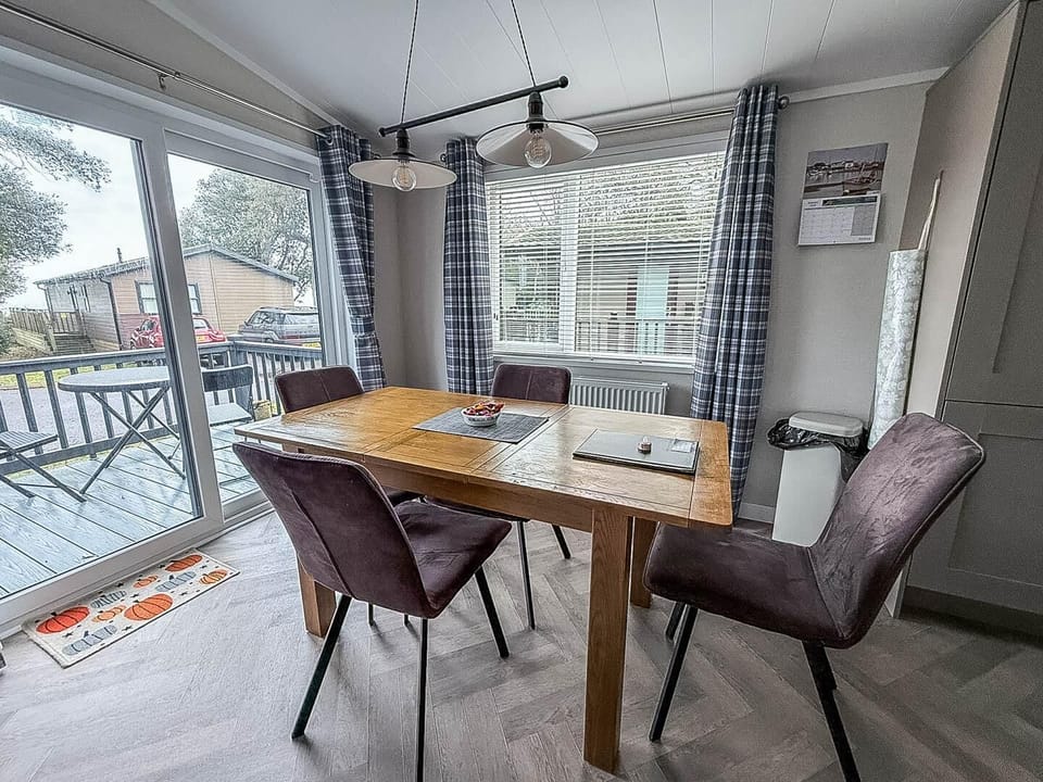 The dining area is designed to bring people together over great food and conversation.