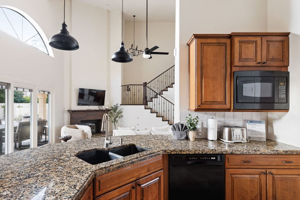 Catch a glimpse of the Football game while you cook.