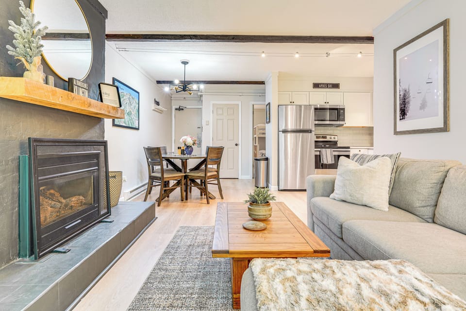 Living Area | Full Sleeper Sofa | Board Games | Fireplace is Non-functional