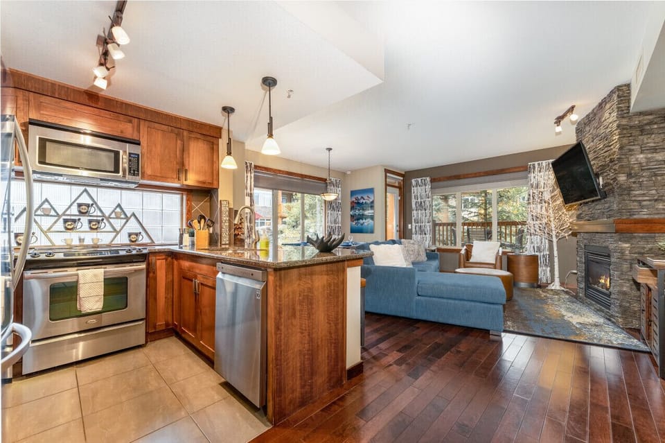 The main living area provides an open concept vibe where everyone can be together.