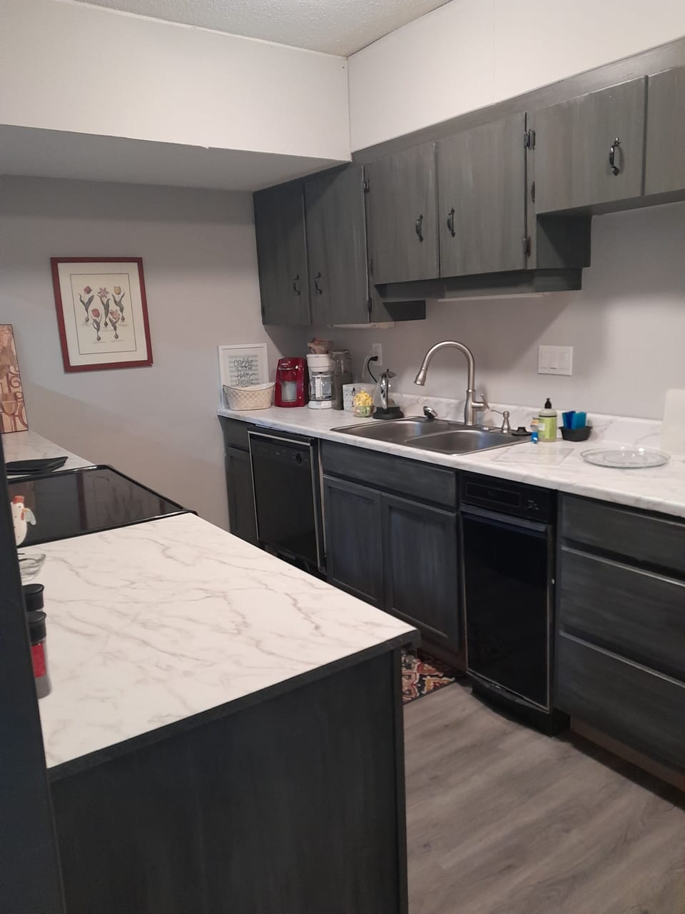 Kitchen - full stove, microwave, fridge, dishwasher, dishes/silver for a crpwd