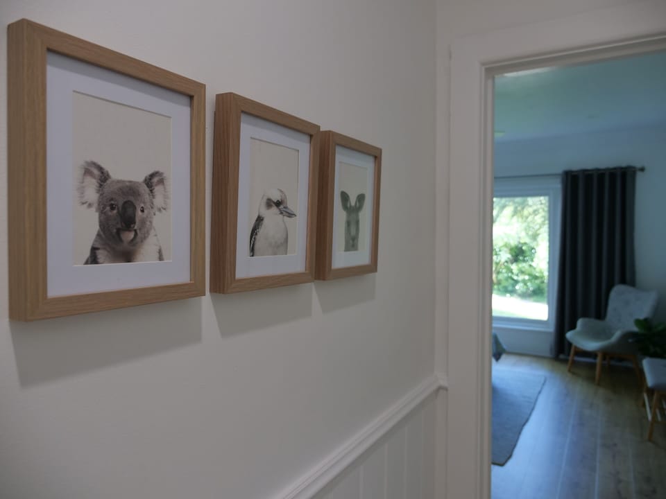 Modern and native décor throughout  