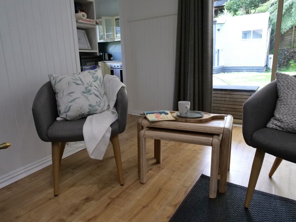 Lots of cozy places to curl up with a cup of tea and read a good book.   