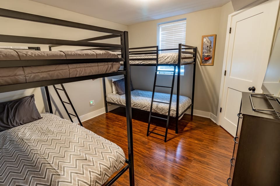 Basement | Bedroom 6 | 2 Twin Over Twin Bunks