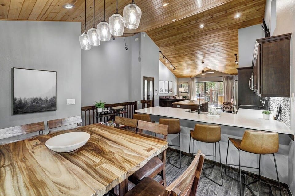Dining Table for 8 plus 4 at Kitchen bar