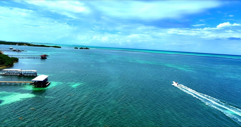 Island drone view