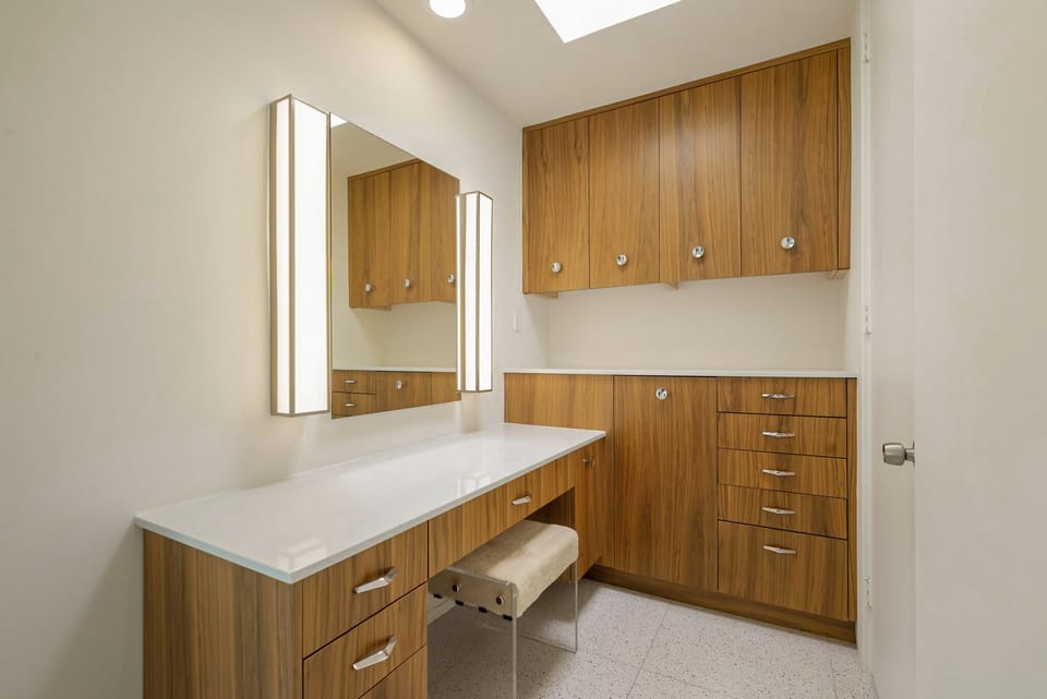 Master bedroom vanity
