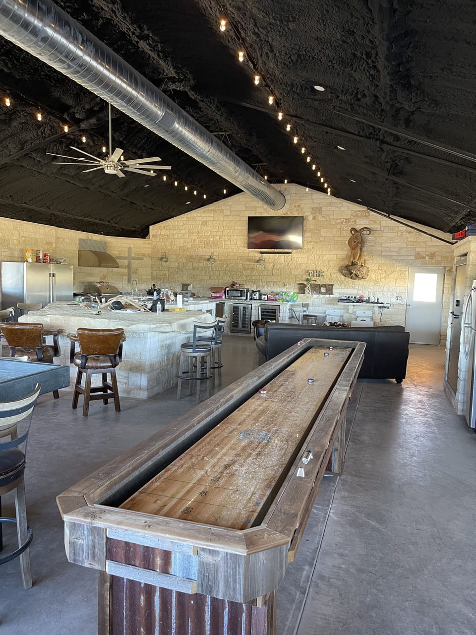 Shuffleboard table 
