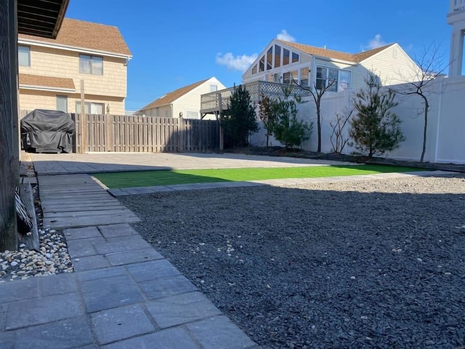 Brand new backyard patio