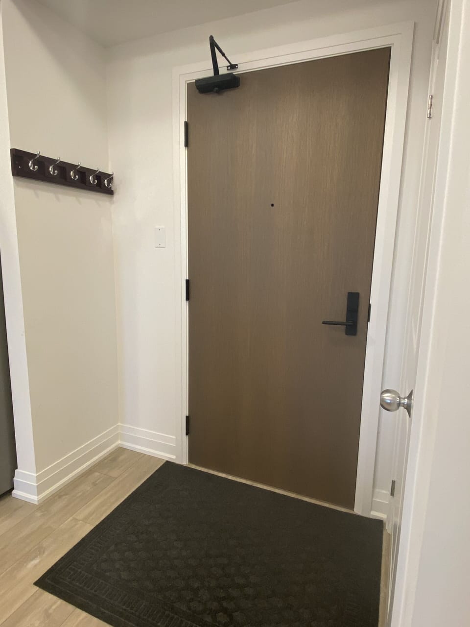 Entrance of the unit