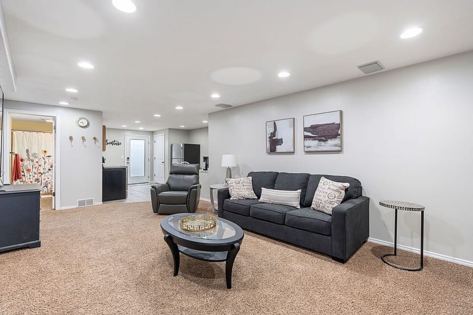 Open concept for kitchen and living room