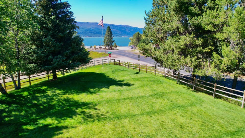 View of Lake Cascade from the yard