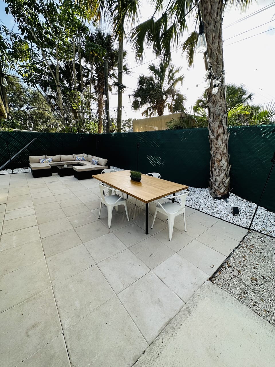 Outside patio 