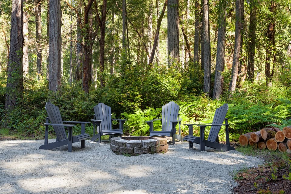 Outdoor firepit. 