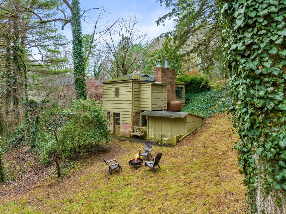 Back of cottage