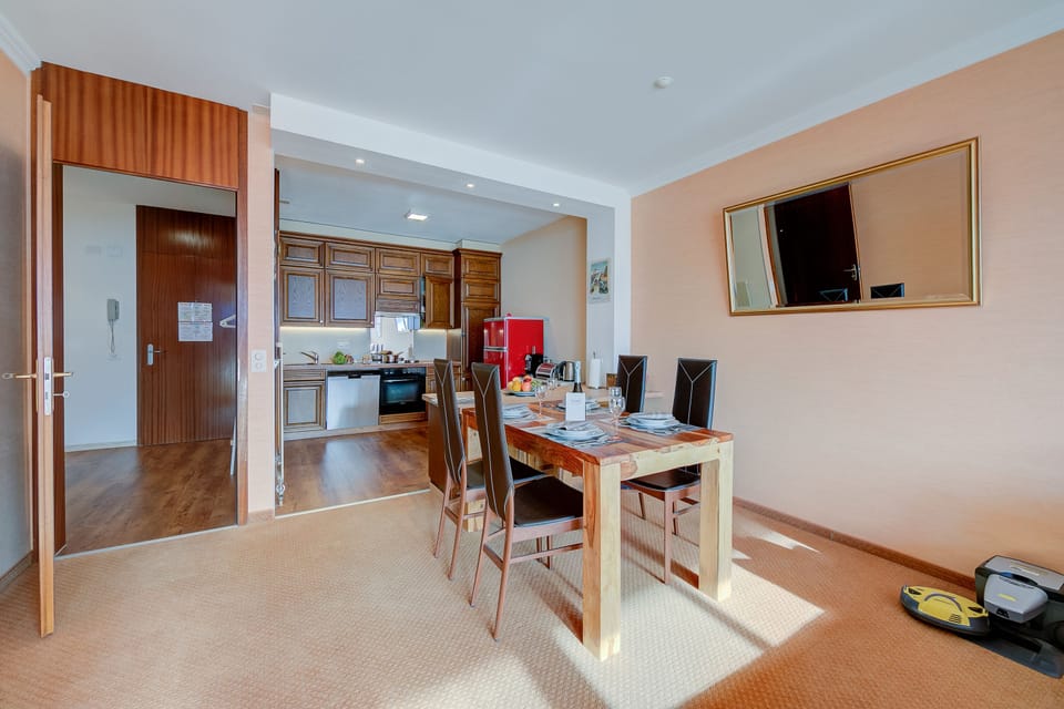 Kitchen and dining area