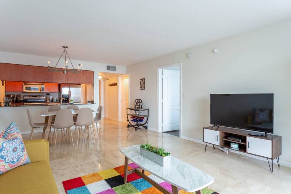 Modern open concept living space