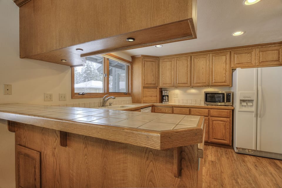 Kitchen view from dining area
