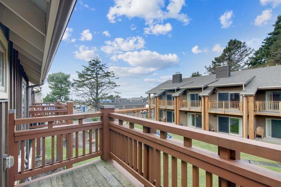Deck at The Lodges D1