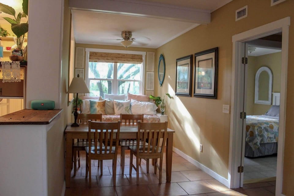entryway with day bed (additional twin bed for sleeping if needed)
