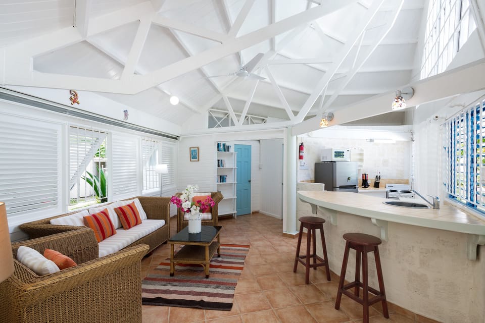 Pool Annex living room/kitchenette