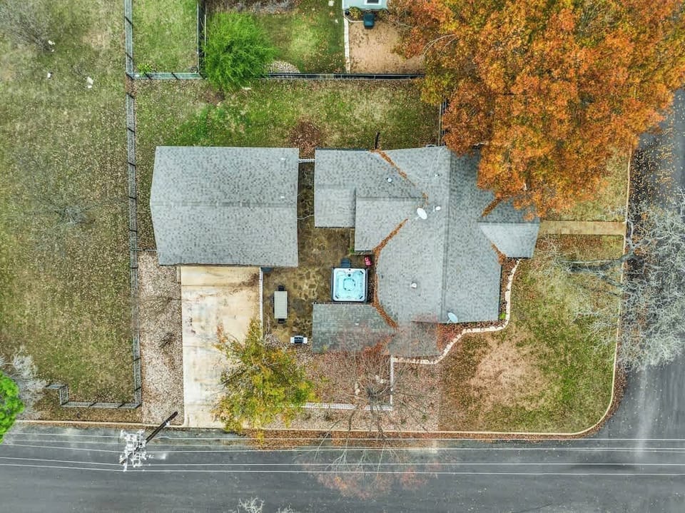 Aerial view of Harley House 