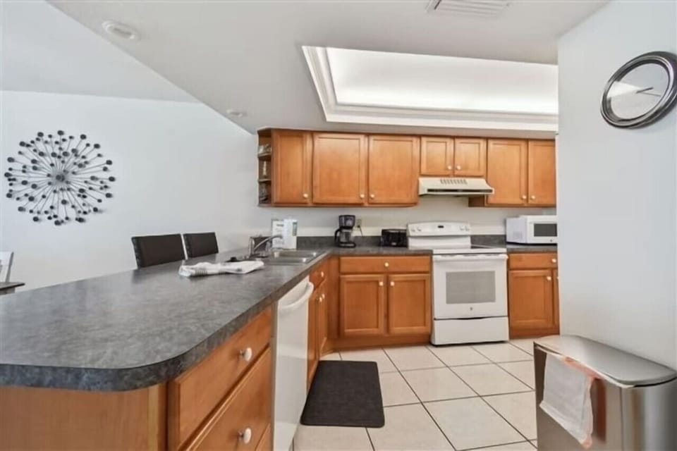 Fully stocked kitchen