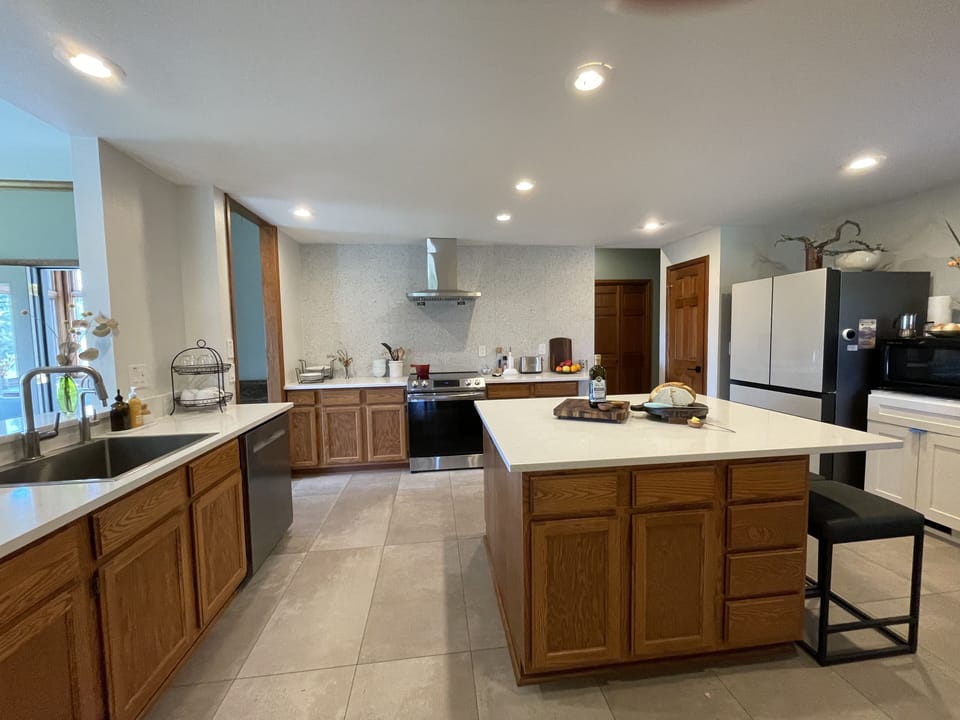 Spacious Kitchen - with room for everyone to gather. 
