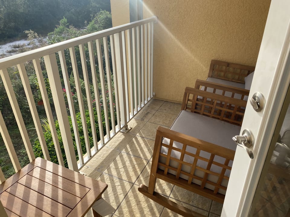 Balcony in Primary Suite - please supervise children 