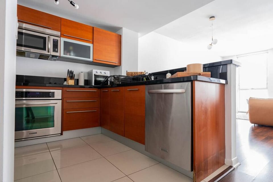 Fully-equipped kitchen where you can comfortably cook your family`s favorite meals.